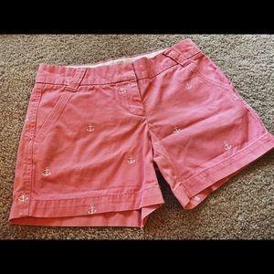 J. Crew Pink Twill Shorts